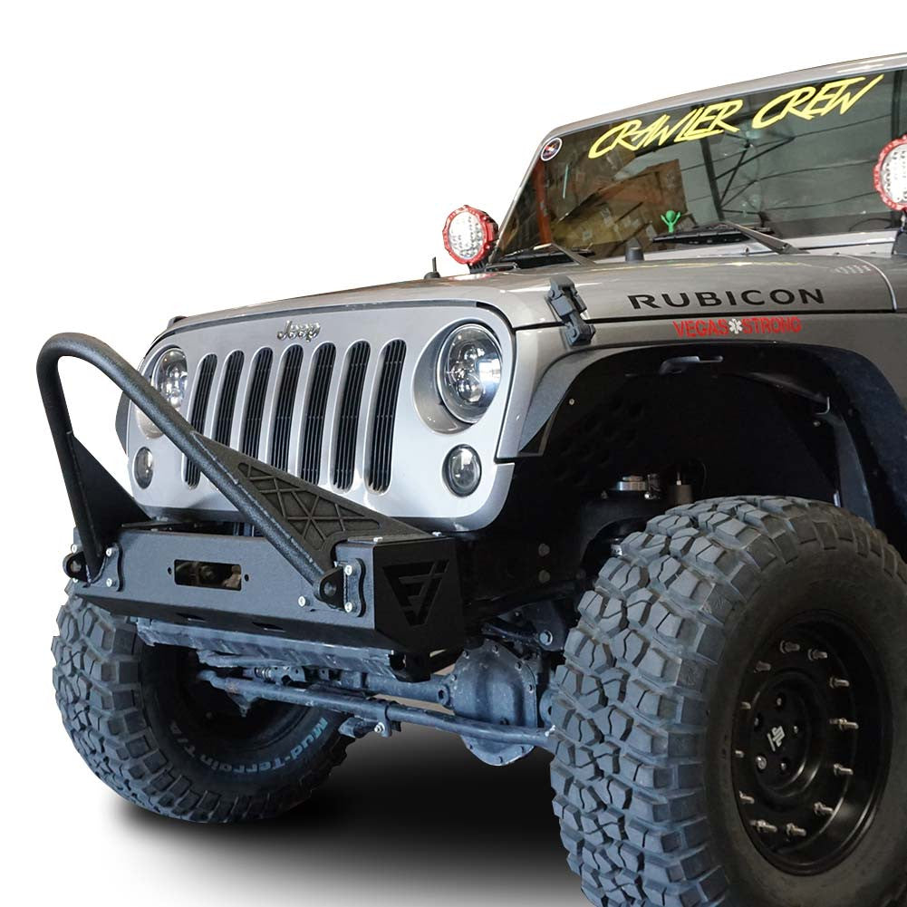 Front Transformer Twenty-Six Bumper w/Bull Bar for Wrangler 2007-2018 Bumper