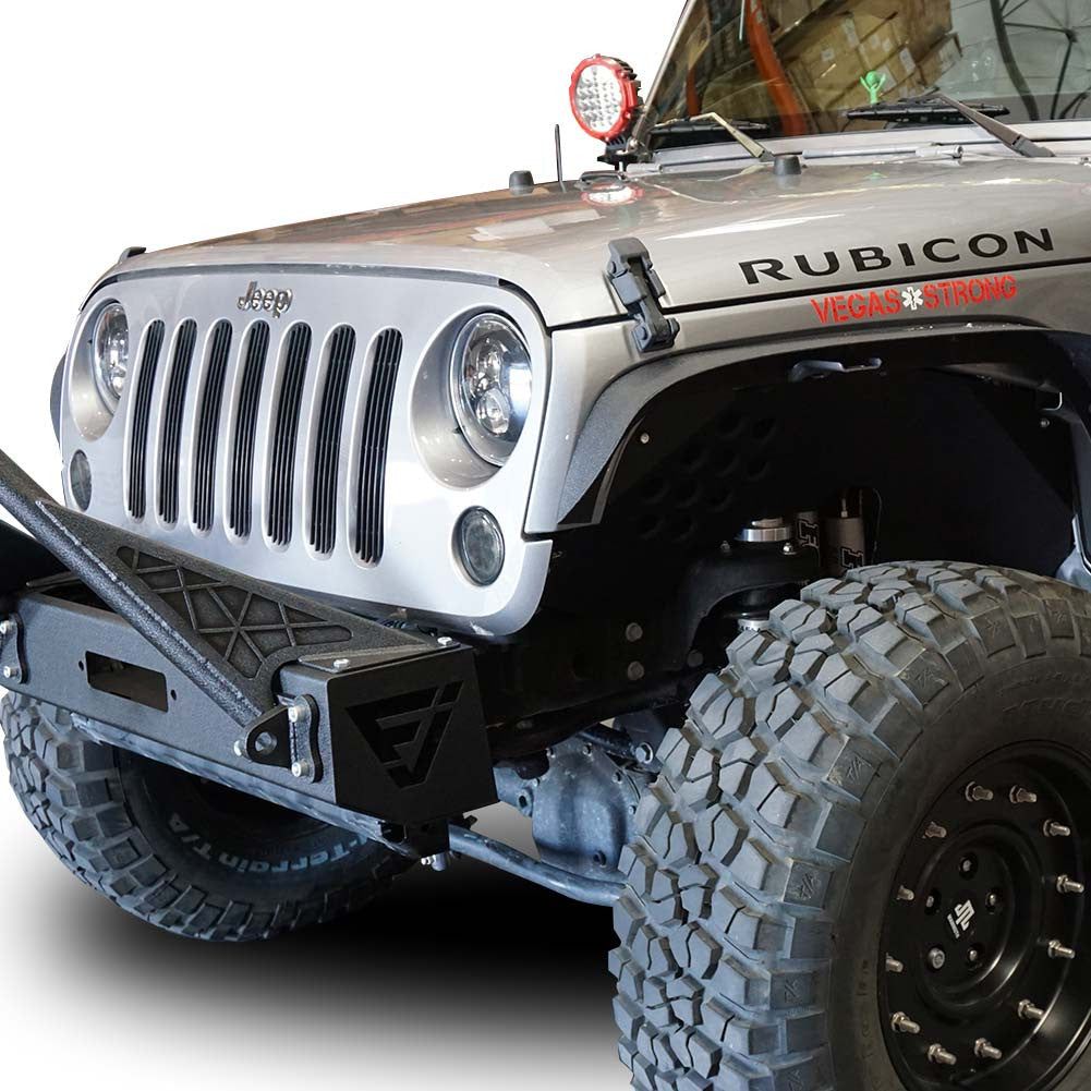 Front Transformer Twenty-Six Bumper w/Bull Bar for Wrangler 2007-2018 Bumper