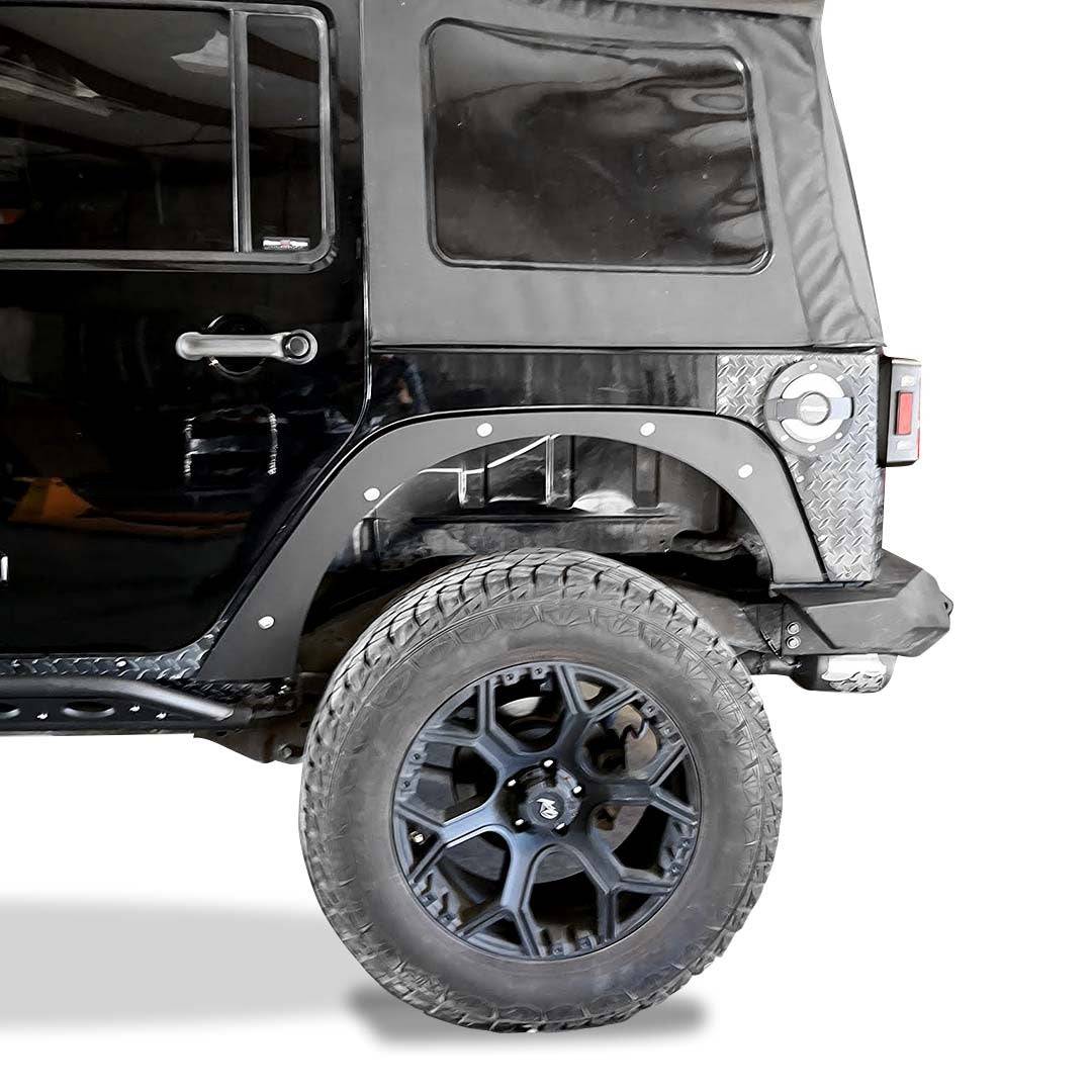 JF Steel Fender Delete Kit for Wrangler JK 2007-2018 Exterior Part