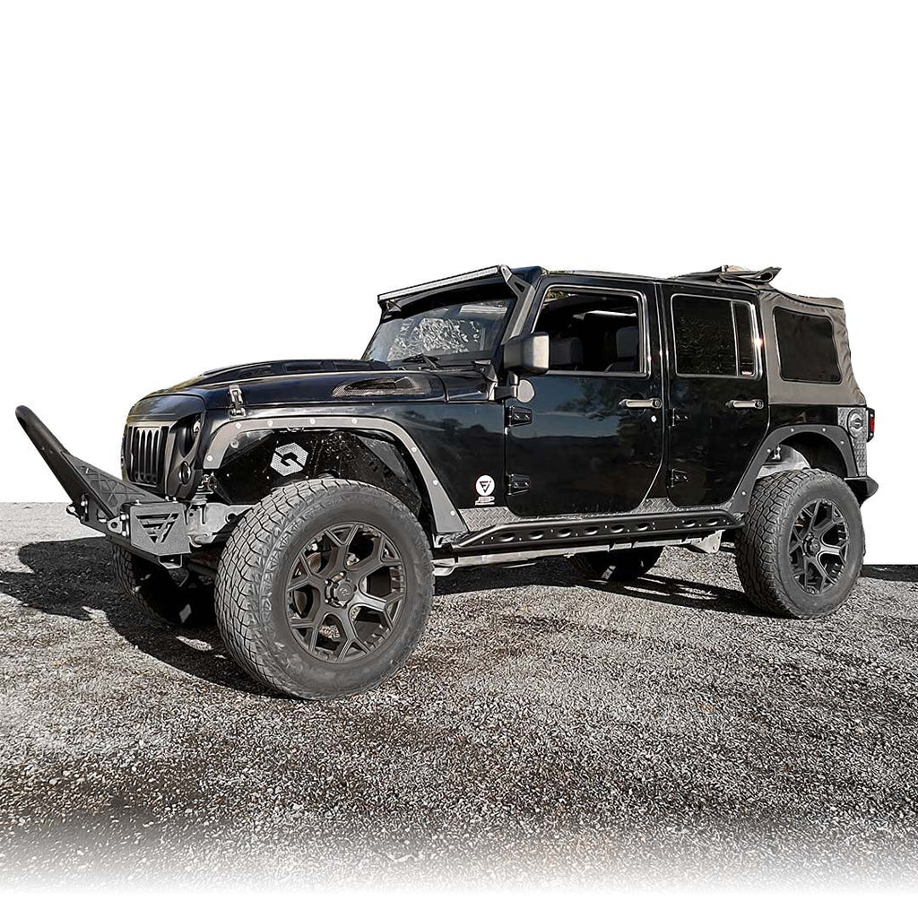 JF Steel Fender Delete Kit for Wrangler JK 2007-2018 Exterior Part
