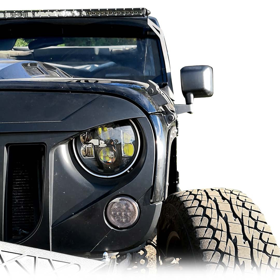JF Steel Fender Delete Kit for Wrangler JK 2007-2018 Exterior Part
