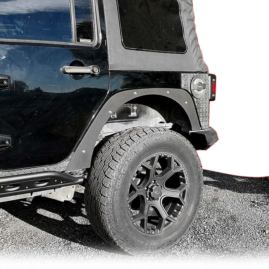 JF Steel Fender Delete Kit for Wrangler JK 2007-2018 Exterior Part
