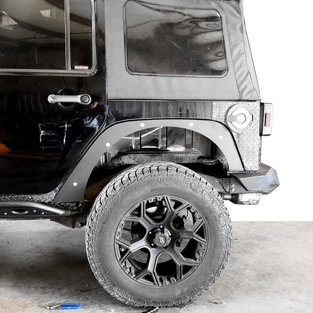 JF Steel Fender Delete Kit for Wrangler JK 2007-2018 Exterior Part