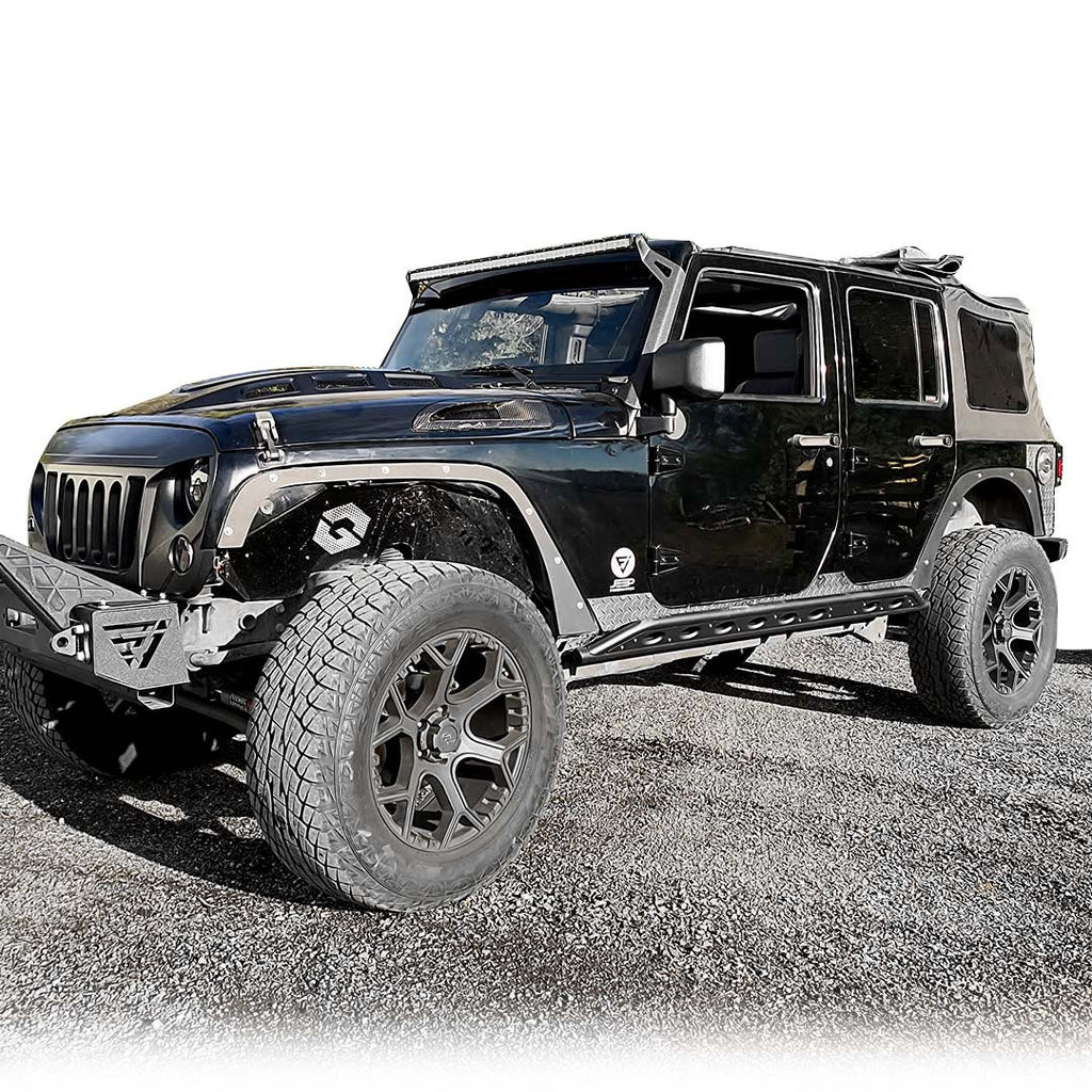 JF Steel Fender Delete Kit for Wrangler JK 2007-2018 Exterior Part