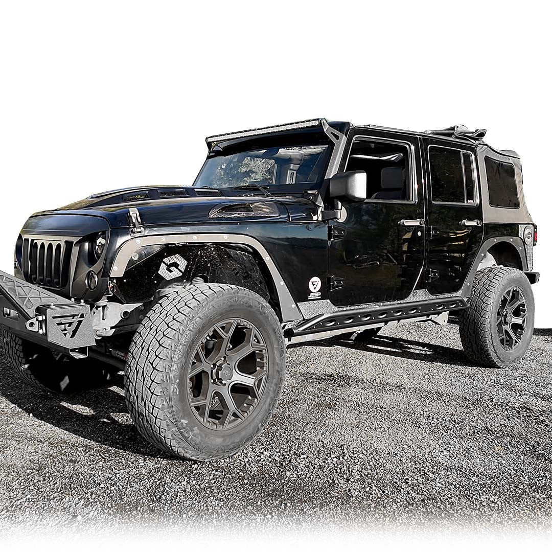 JF Steel Fender Delete Kit for Wrangler JK 2007-2018 Exterior Part