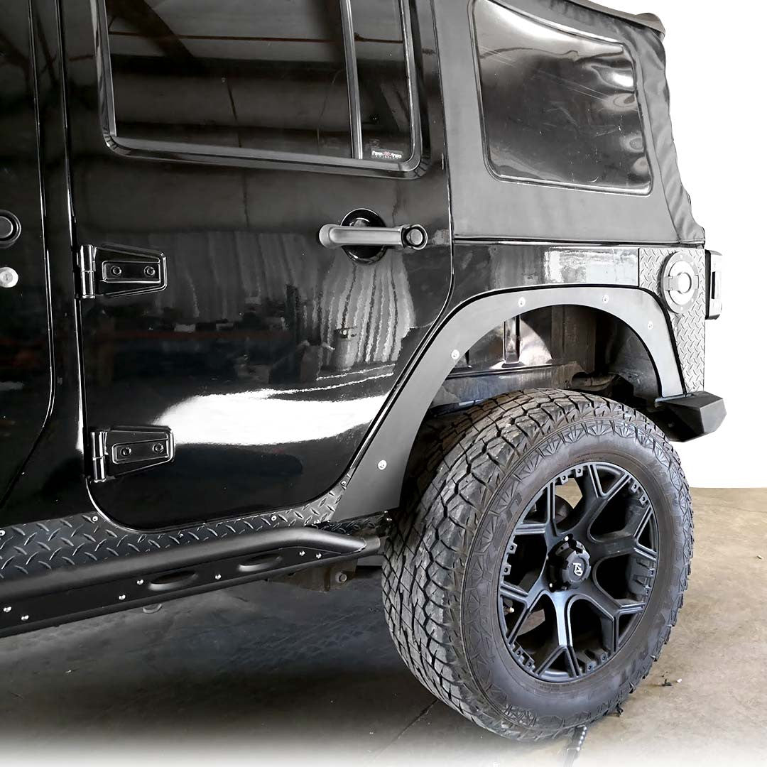 JF Steel Fender Delete Kit for Wrangler JK 2007-2018 Exterior Part