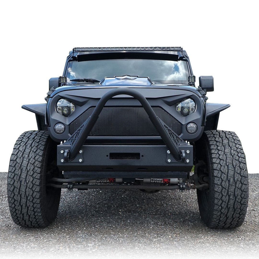 AGGRESSOR Mesh ABS Aggressive Style Grille For Jeep Wrangler JK 2007-2017 Grille