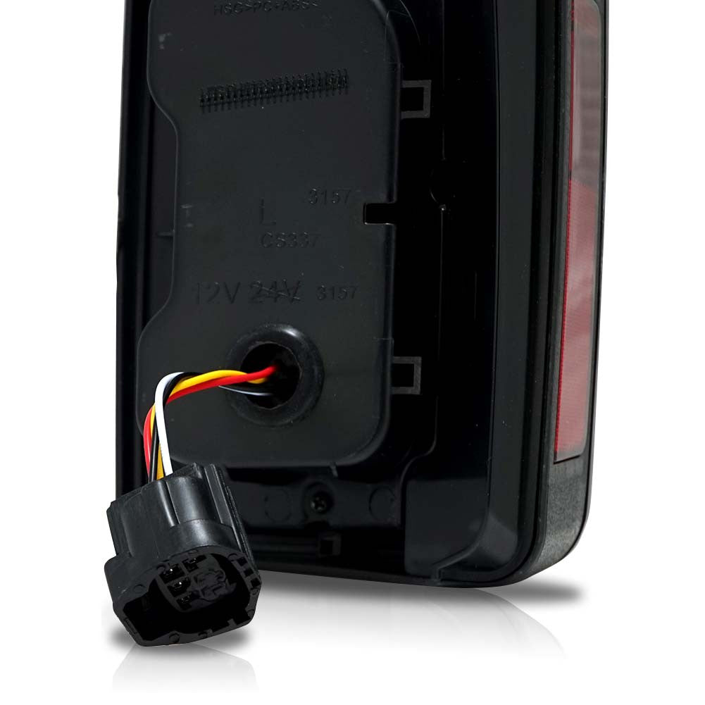 3D Hologram Smoked LED Tail Lights for Wrangler JK 2007-2018 Lighting