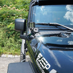 LED Light Bar Combo Kit with AUX Lights & Bracket Wiring Harness Kit for Wrangler JK 2007 - 2018 - GENSSI Lighting