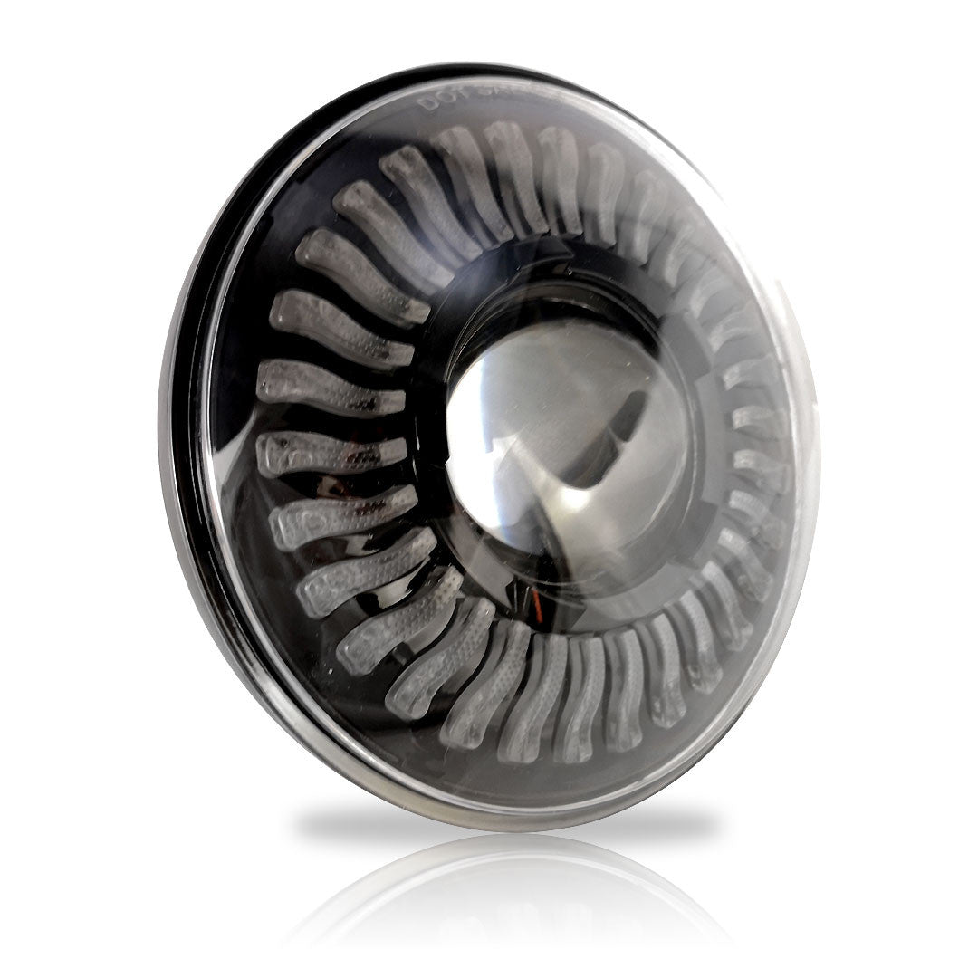 7 Inch DEMON EYE LED Headlights with Remote Control with Matching Fog Lamps Lighting