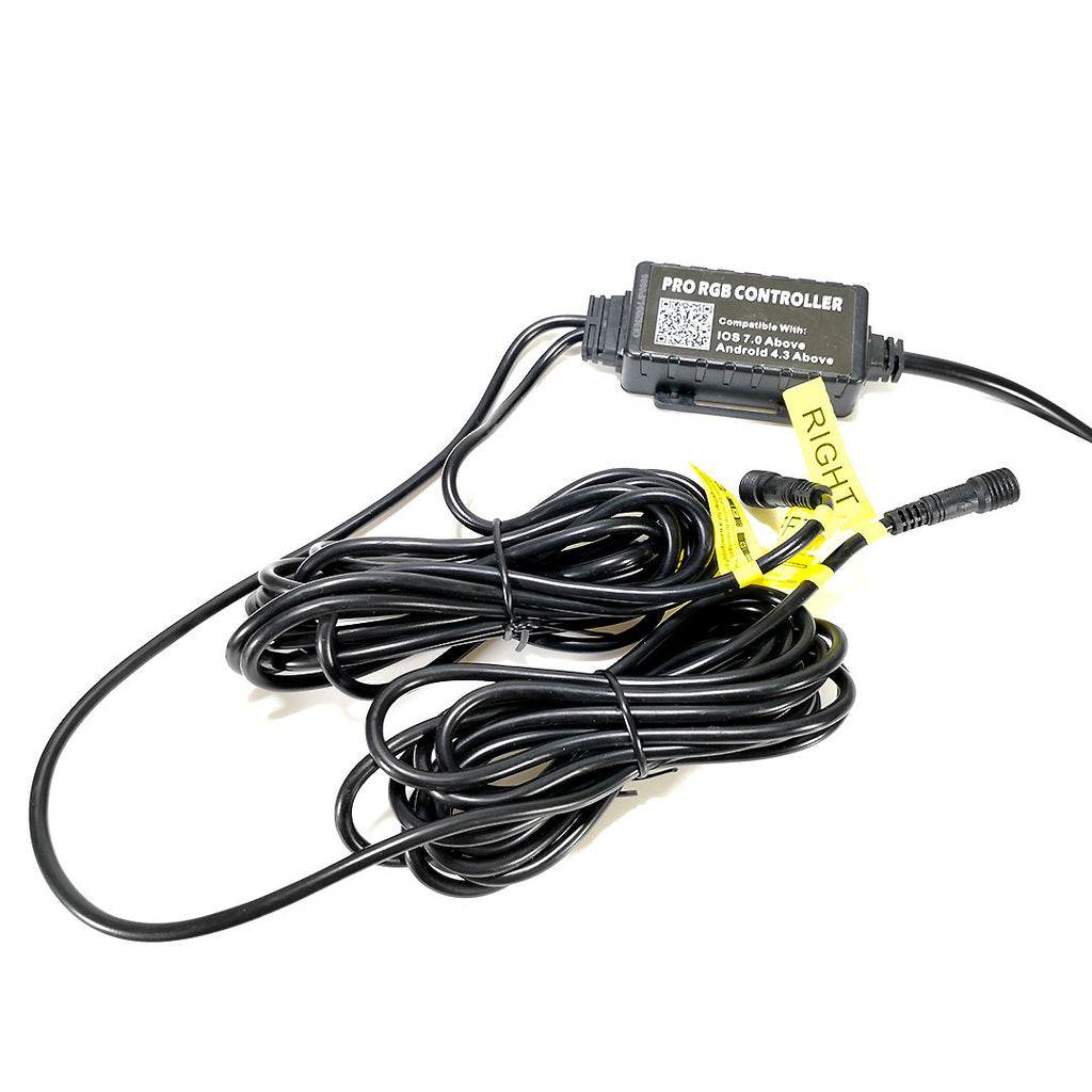 7 Inch DEMON EYE LED Headlights with Remote Control with Matching Fog Lamps Lighting