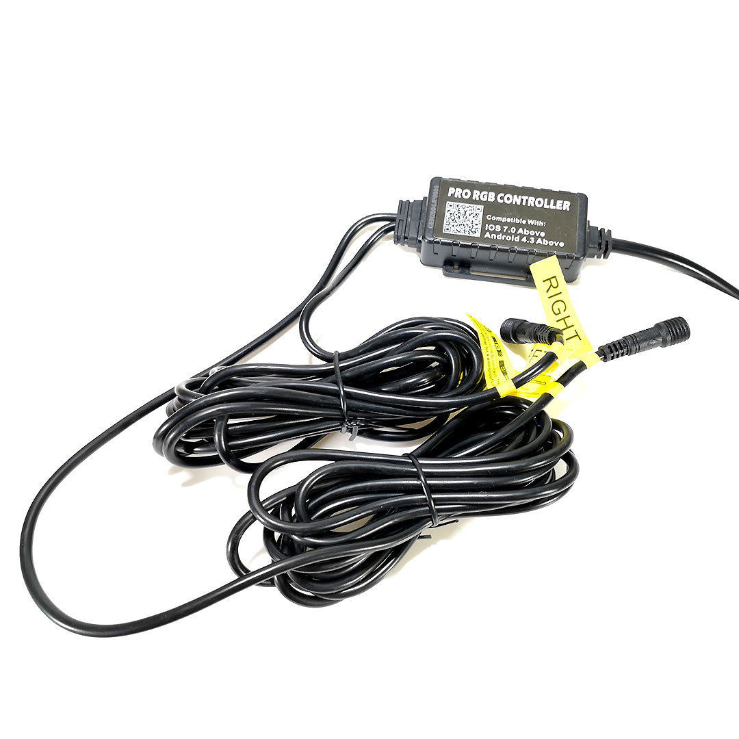 7 Inch DEMON EYE LED Headlights with Remote Control with Matching Fog Lamps Lighting