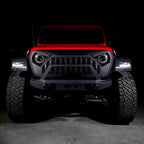 Demon Eye HALO Projector Black LED Headlights and Fog Lights for Wrangler JK 2007 - 2018 - GENSSI Lighting