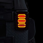 DIAMOND Black LED Tail Lights for Wrangler JK 2007 - 2018 - GENSSI Lighting