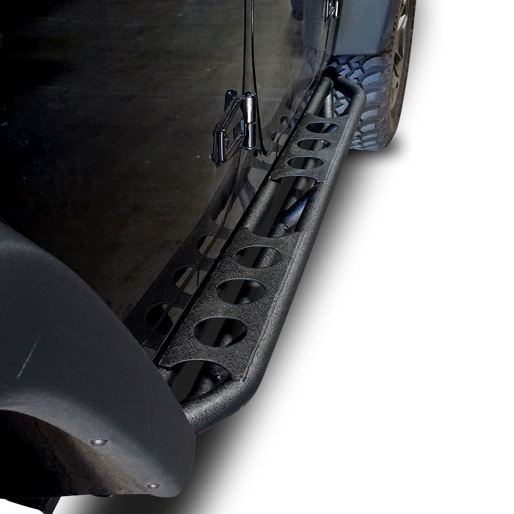 Running Boards Side Steps Rail Steps Rock Sliders 2007-2018 Jeep Wrangler 4dr Exterior Part