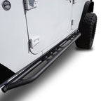 Running Boards Side Steps Rail Steps Rock Sliders 2007 - 2018 Jeep Wrangler 4dr - GENSSI Exterior Part