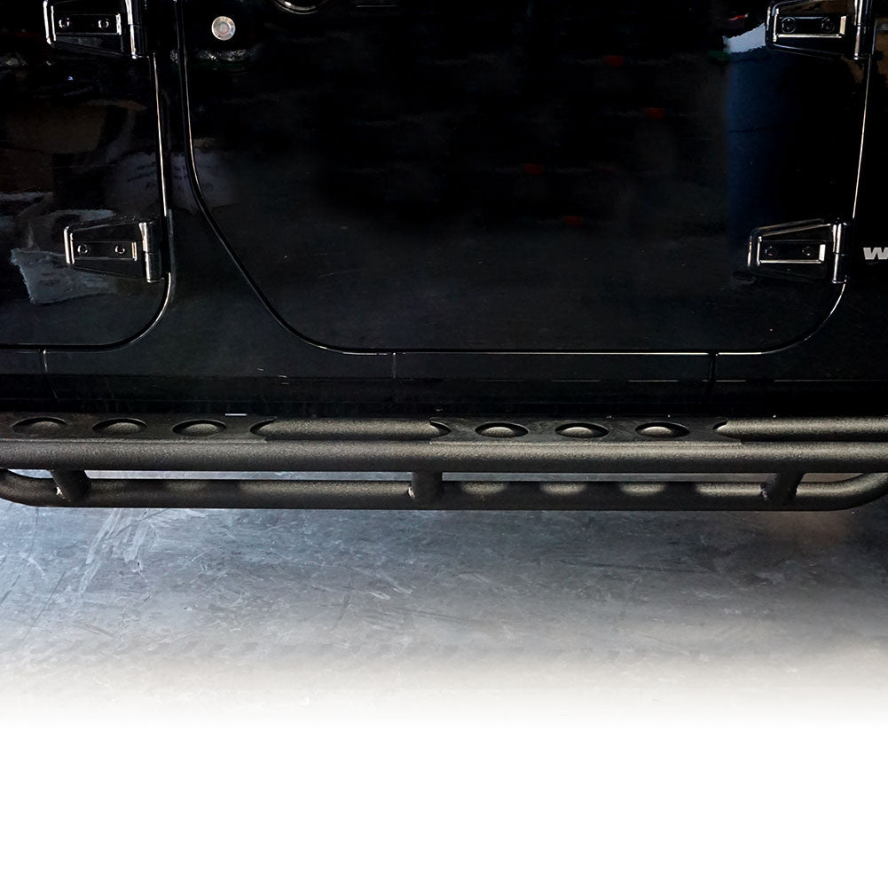 Running Boards Side Steps Rail Steps Rock Sliders 2007-2018 Jeep Wrangler 4dr Exterior Part