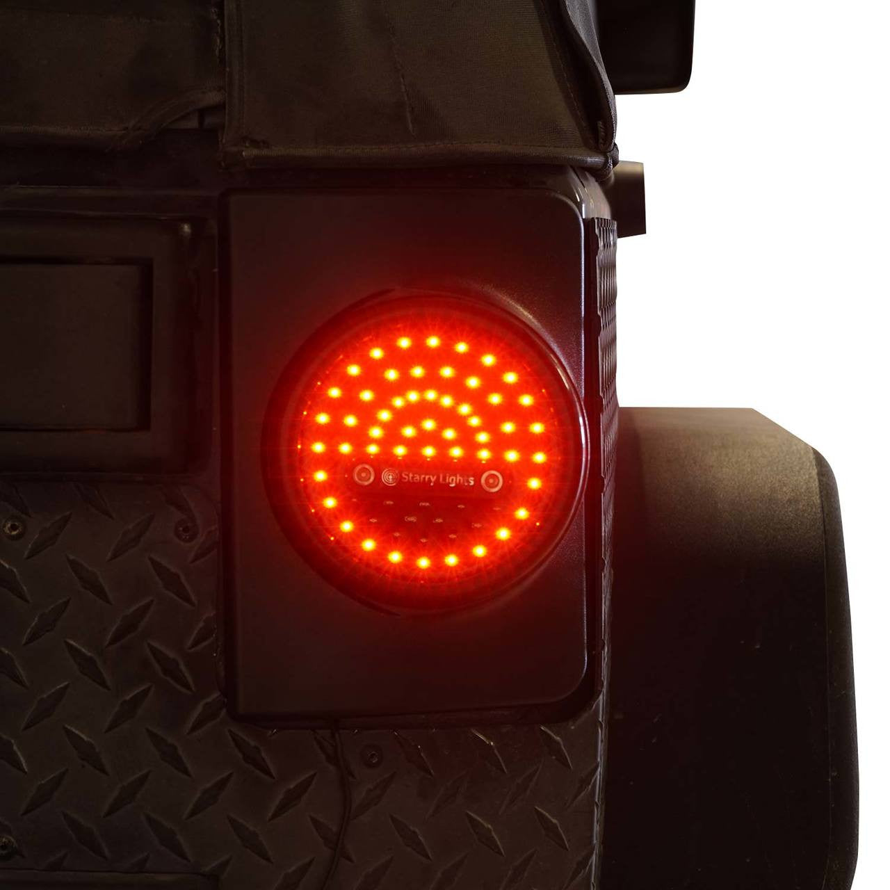 VULCAN Black LED Tail Lights for Wrangler JK 2007-2018 Lighting