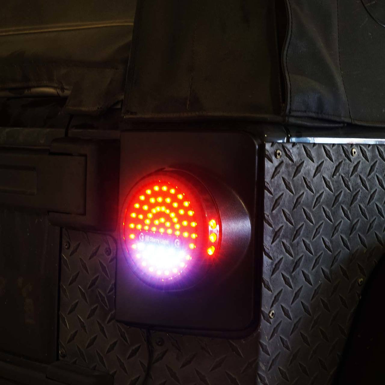VULCAN Black LED Tail Lights for Wrangler JK 2007-2018 Lighting