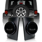 VULCAN Black LED Tail Lights for Wrangler JK 2007-2018 Lighting