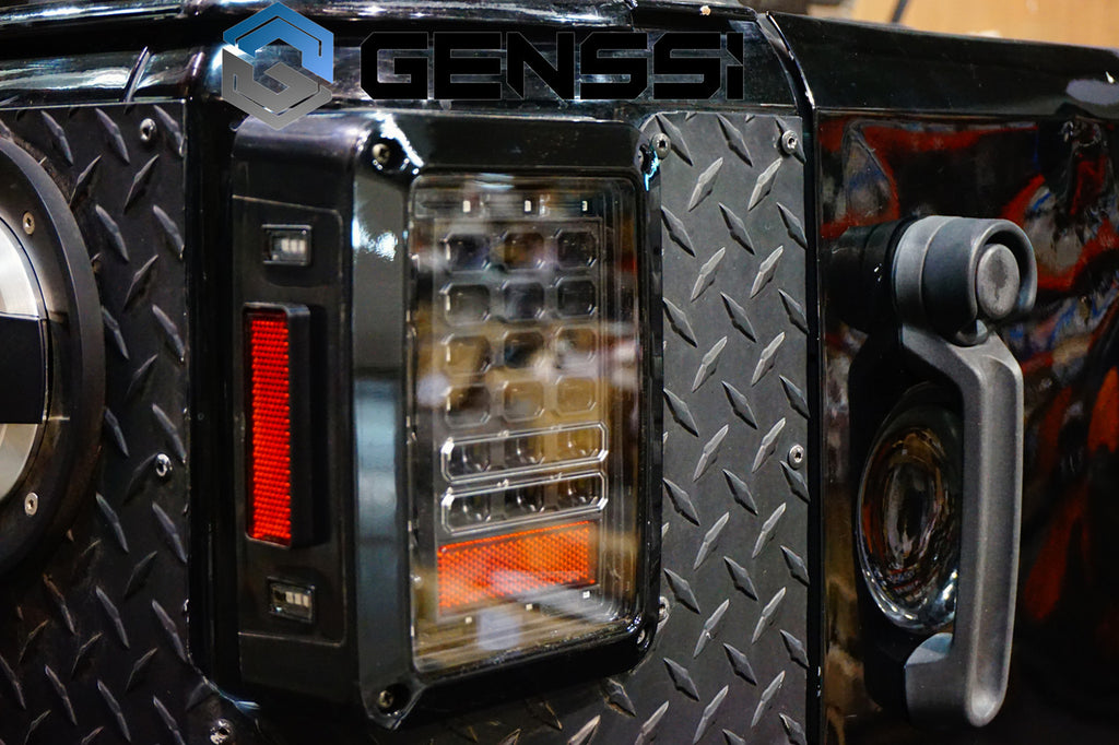 XPE Black LED Tail Lights for Wrangler JK 2007-2018 Lighting