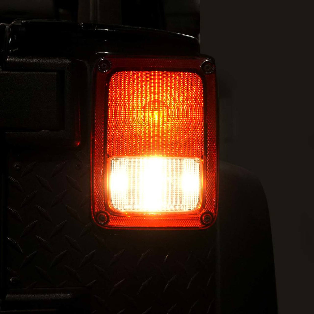 XPE Black LED Tail Lights for Wrangler JK 2007-2018 Lighting