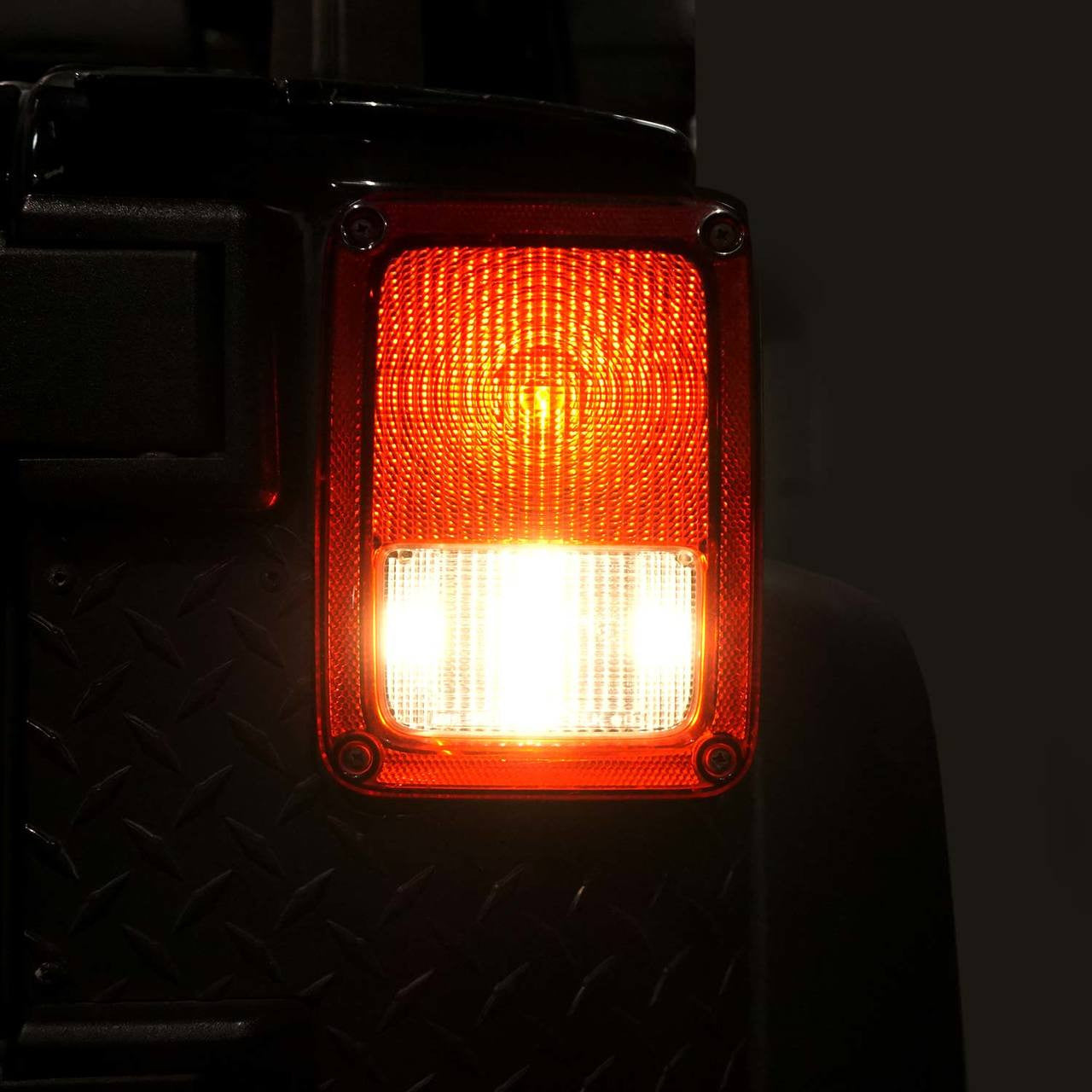 XPE Smoked LED Tail Lights for Wrangler JK 2007-2018 Lighting