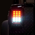 XPE Smoked LED Tail Lights for Wrangler JK 2007 - 2018 - GENSSI Lighting