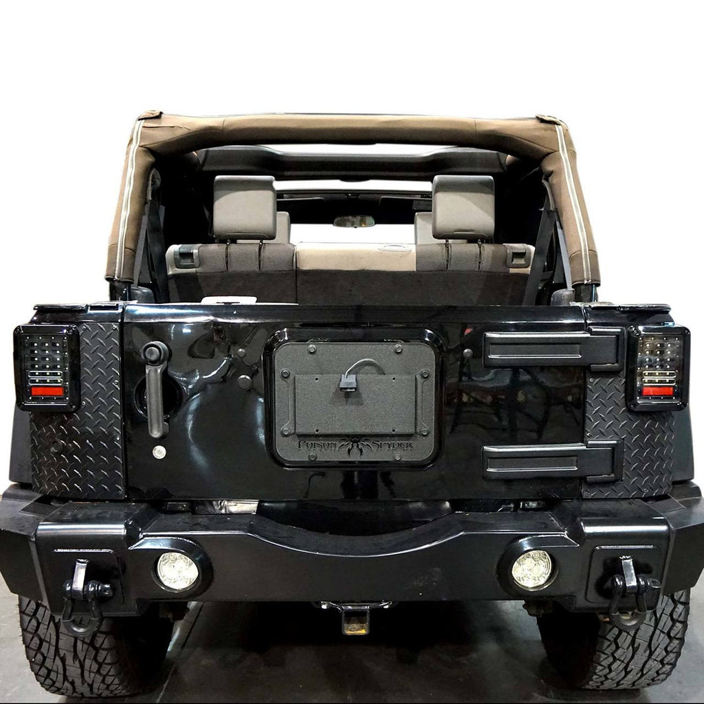 XPE Black LED Tail Lights for Wrangler JK 2007-2018 Lighting