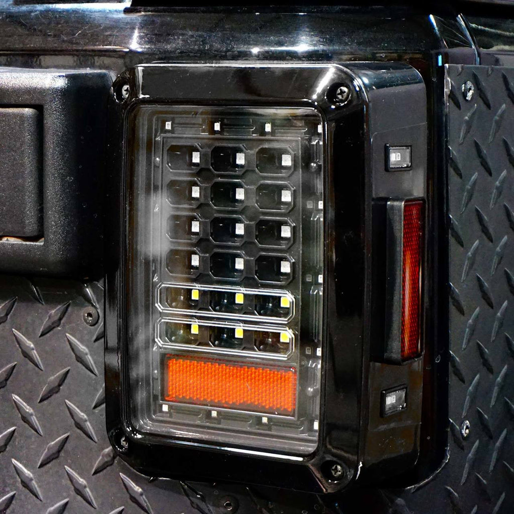 XPE Black LED Tail Lights for Wrangler JK 2007-2018 Lighting