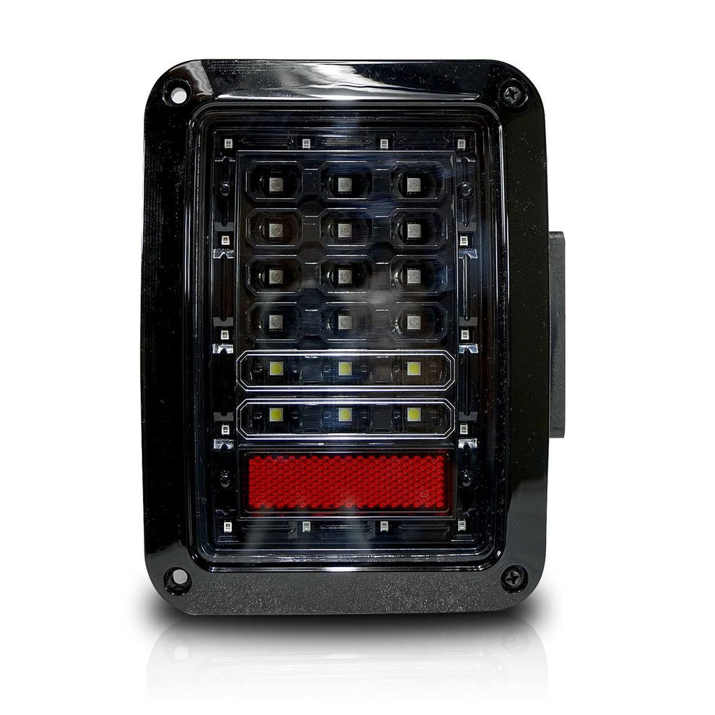 XPE Black LED Tail Lights for Wrangler JK 2007-2018 Lighting