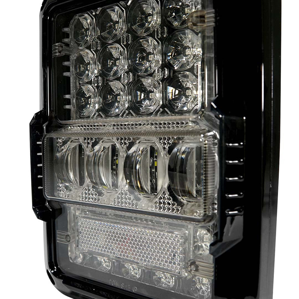 Optical Array Clear LED Tail Lights for Wrangler JK 2007-2018 Lighting