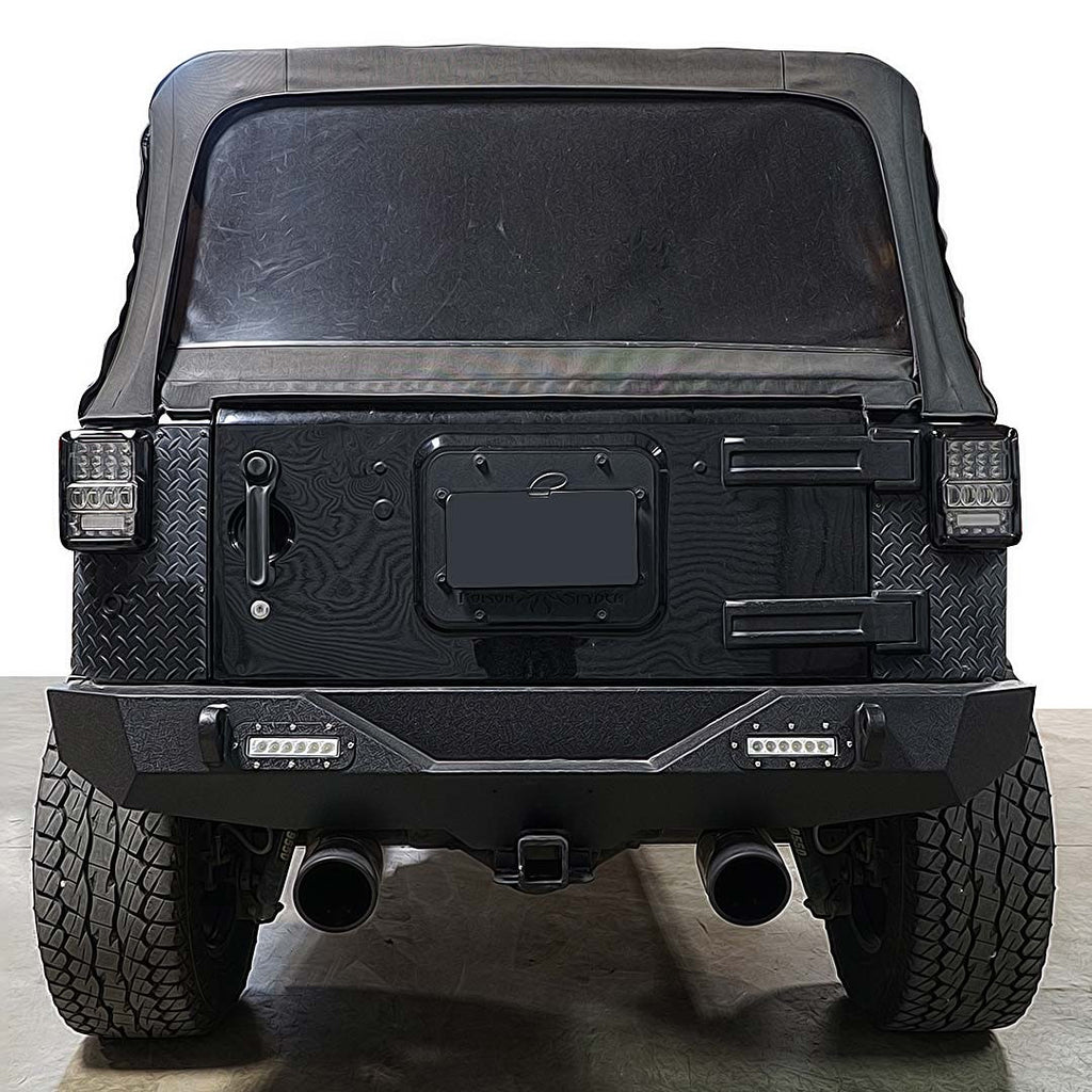 Optical Array Clear LED Tail Lights for Wrangler JK 2007-2018 Lighting