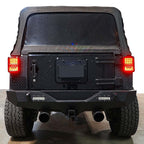 Optical Array Clear LED Tail Lights for Wrangler JK 2007 - 2018 - GENSSI Lighting