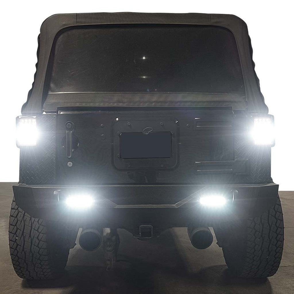 Optical Array Clear LED Tail Lights for Wrangler JK 2007-2018 Lighting