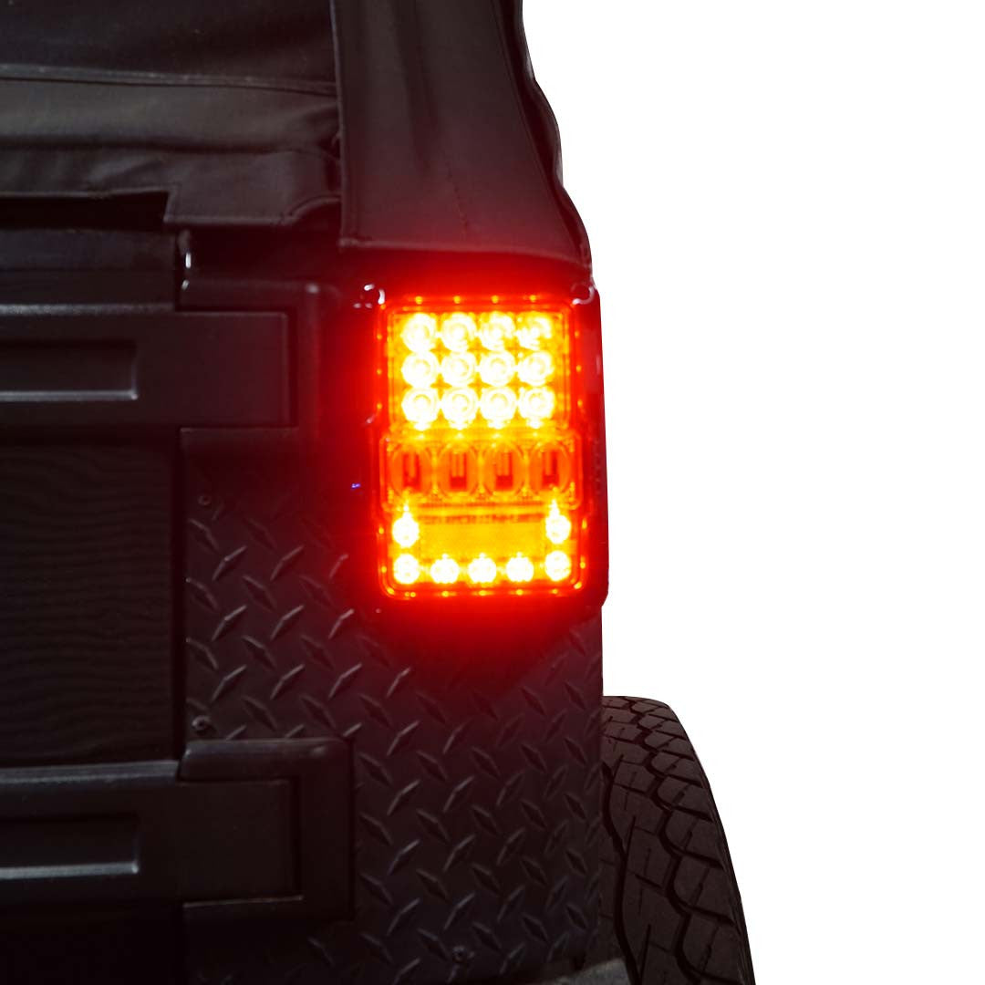 Optical Array Clear LED Tail Lights for Wrangler JK 2007-2018 Lighting