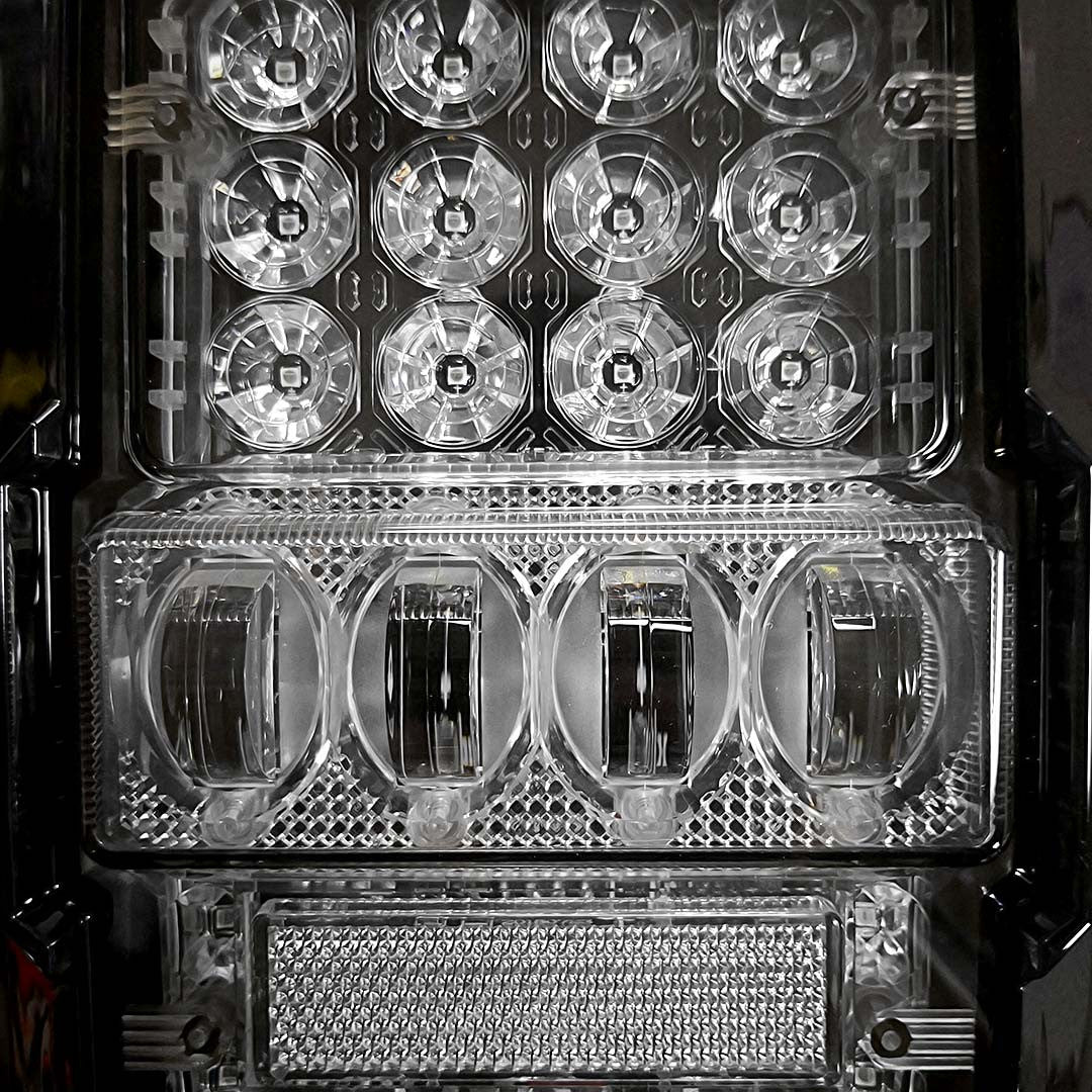 Optical Array Clear LED Tail Lights for Wrangler JK 2007-2018 Lighting