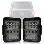Optical Array Clear LED Tail Lights for Wrangler JK 2007 - 2018 - GENSSI Lighting
