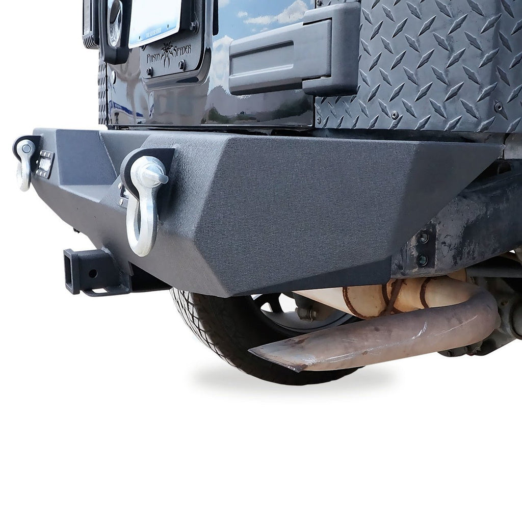 Front and Rear Stubby Rock Crawler Bumpers w/LED Fog for Wrangler JK 2007 - 2018 - GENSSI Bumper