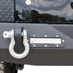 Rear Bumper for Jeep Wrangler JK 2007-2017 with D-Rings and LED Reverse Lamps Bumper