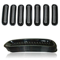 7pcs Grille Inserts for Jeep Wrangler JK 2007-2017 Default Title Grille