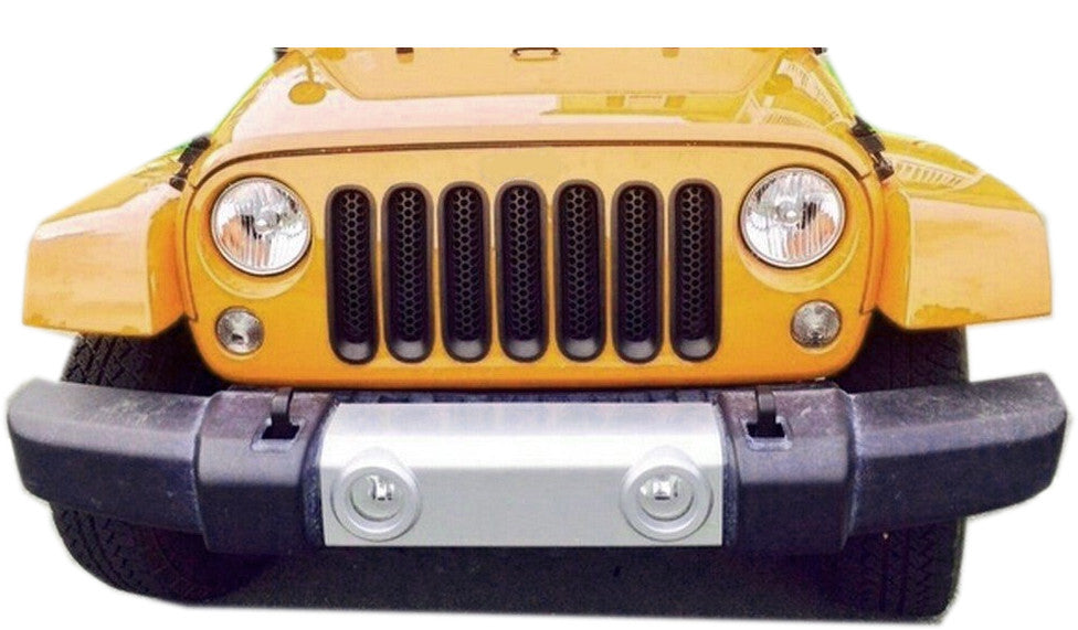 7pcs Grille Inserts for Jeep Wrangler JK 2007-2017 Grille