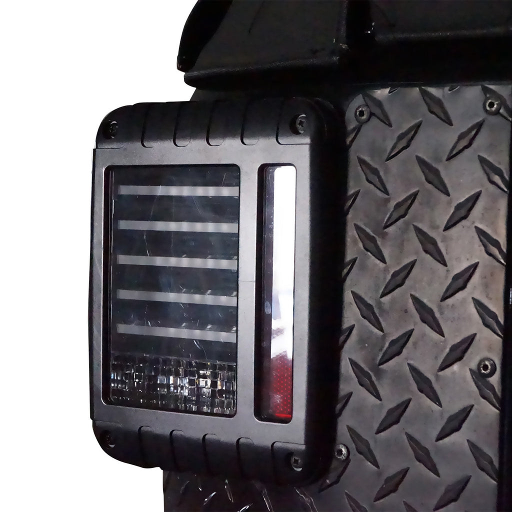 HELIOS Black LED Tail Lights for Wrangler JK 2007-2018 Lighting