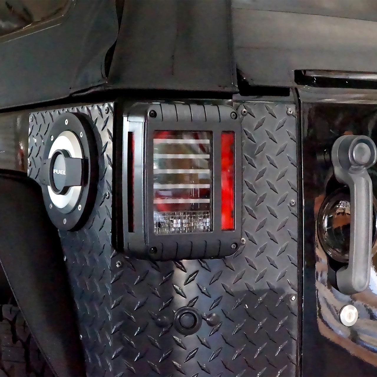 HELIOS Black LED Tail Lights for Wrangler JK 2007-2018 Lighting