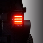 HELIOS Black LED Tail Lights for Wrangler JK 2007 - 2018 - GENSSI Lighting