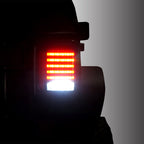 HELIOS Black LED Tail Lights for Wrangler JK 2007 - 2018 - GENSSI Lighting