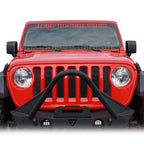 52 Inches LED Hood Mount Light Bar Kit for Jeep Wrangler JL 2018+ - GENSSI Lighting