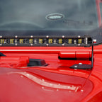 52 Inches LED Hood Mount Light Bar Kit for Jeep Wrangler JL 2018+ - GENSSI Lighting