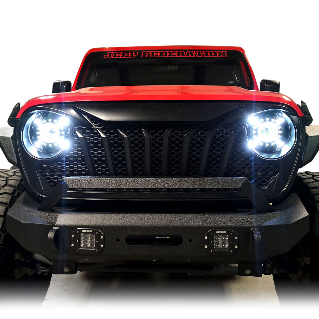 Cyclone HALO LED Headlights for Wrangler JL & Gladiator 2018-2023 Lighting