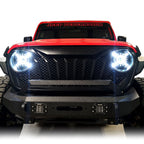 Cyclone HALO LED Headlights for Wrangler JL & Gladiator 2018 - 2023 - GENSSI Lighting